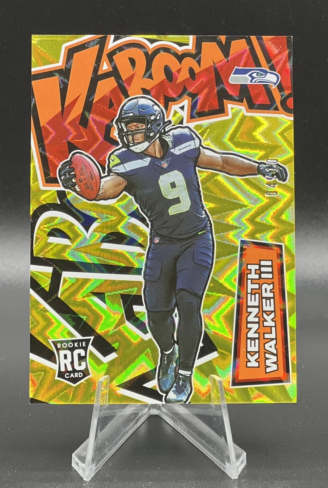 Super Bowl MVP Kenneth Walker III's Kaboom! Rookie Card Shatters