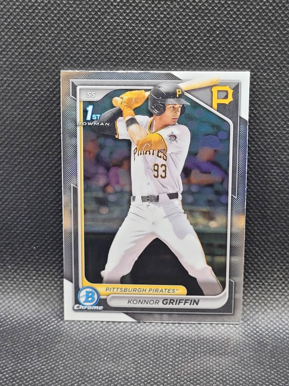 KONNOR GRIFFIN 2026 Bowman Chrome Refractor Auto /499 Pirates 