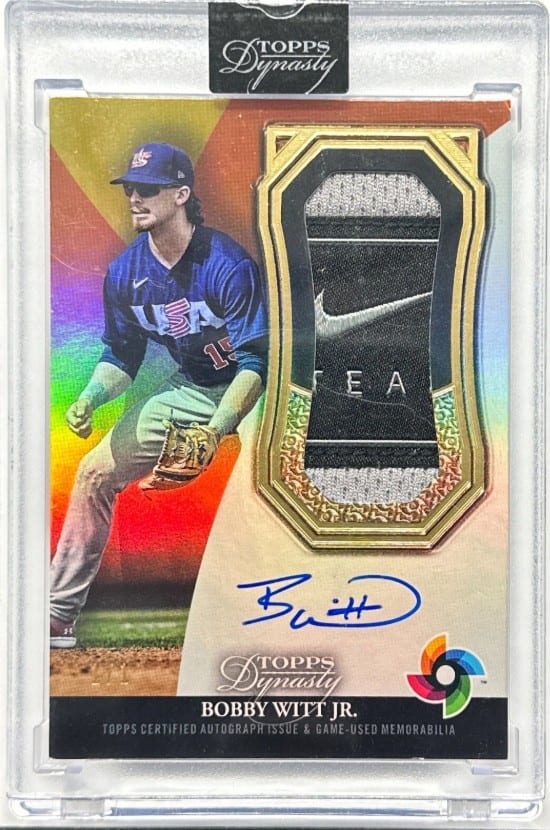 今だけ値下げ　trout 1/1 サイン入り　WBCアメリカ代表キャプテン Trout, Witt, and the Top Five WBC Team USA Card Sales