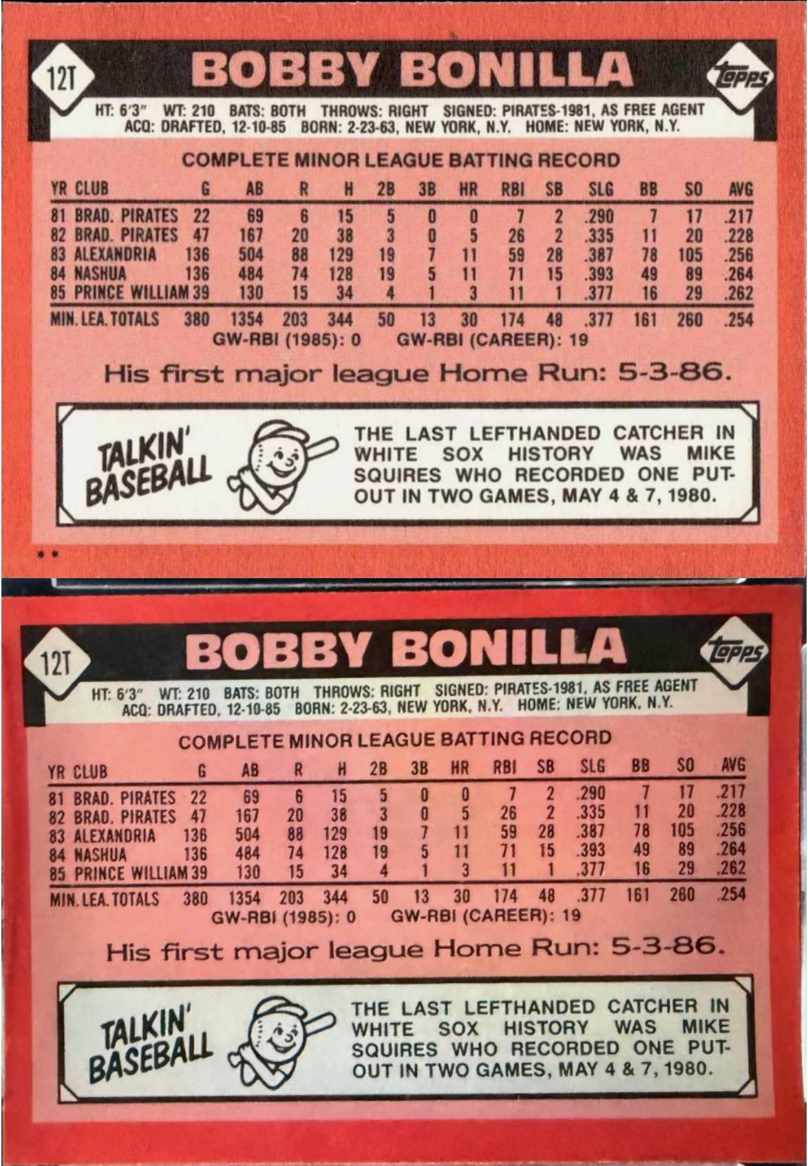 Top 6 Iconic and Valuable 1986 Topps Traded Baseball Cards