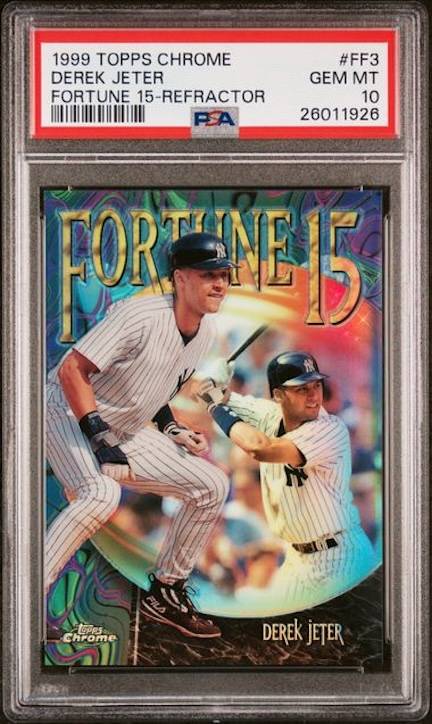 Top 8 Derek Jeter Refractors from the 1990s