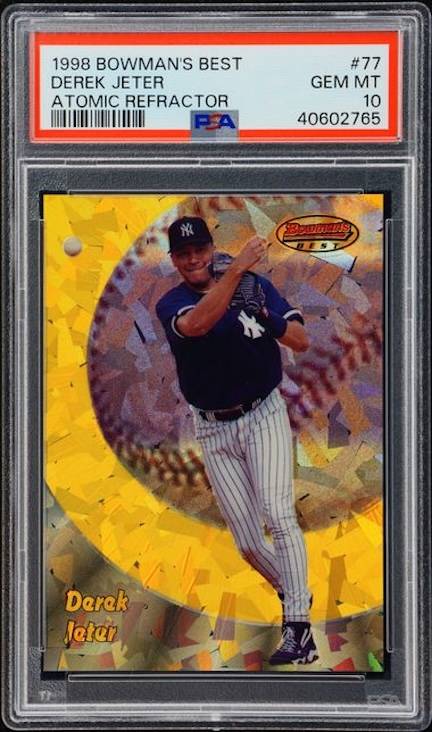 Top 8 Derek Jeter Refractors from the 1990s