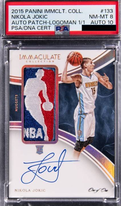 ヨキッチ　直筆サイン　AUTO NBAカード Nikola Jokic Joins the $1 Million Card Club