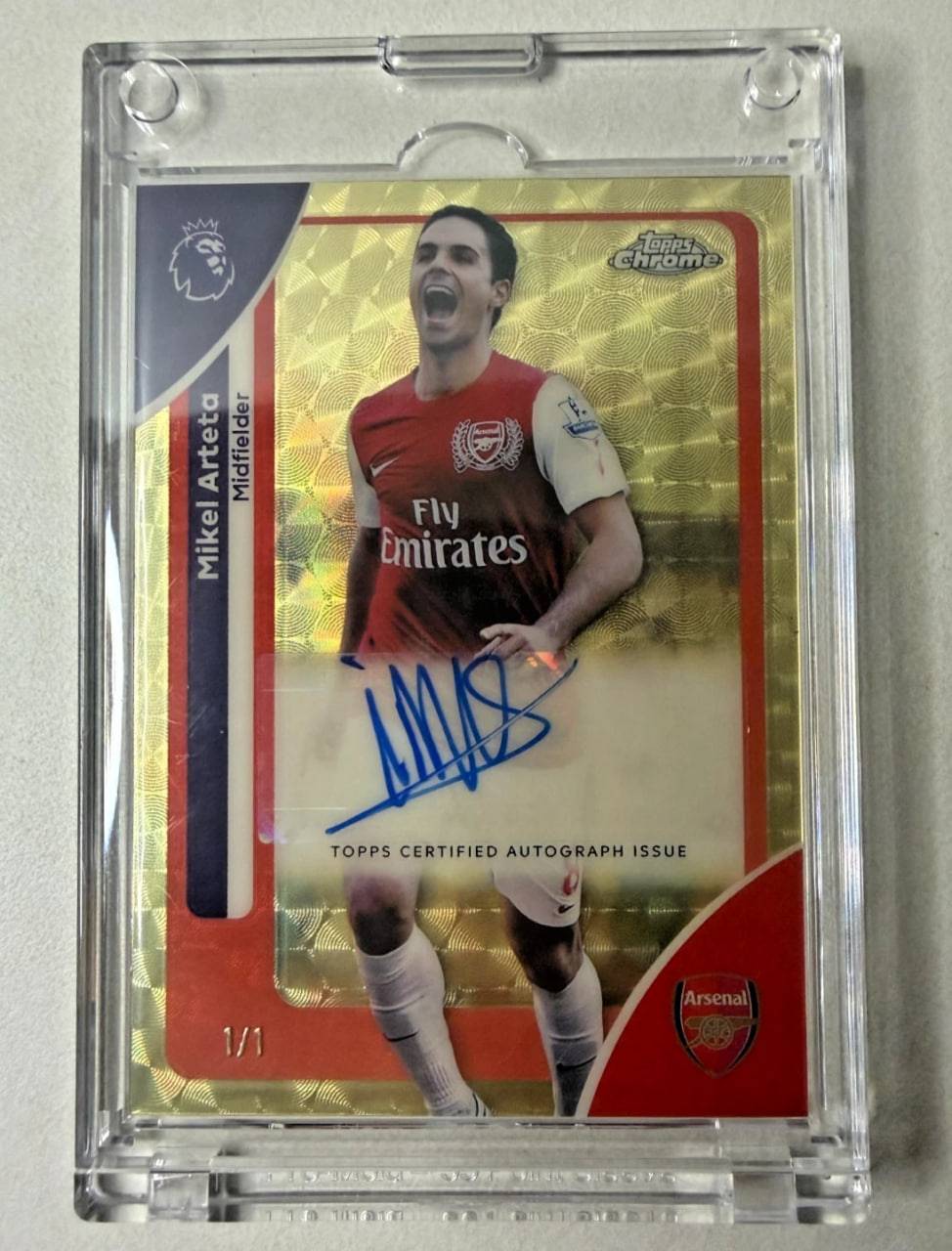 Mikel Arteta 1/1 Grail Goes Nuclear After Arsenal Win Premier