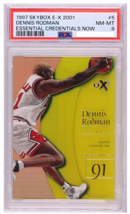 Dennis Rodman Card Market Surging With $348K PMG Emerald Sale Dennis Rodman Card Market Surging With $348K PMG Emerald Sale