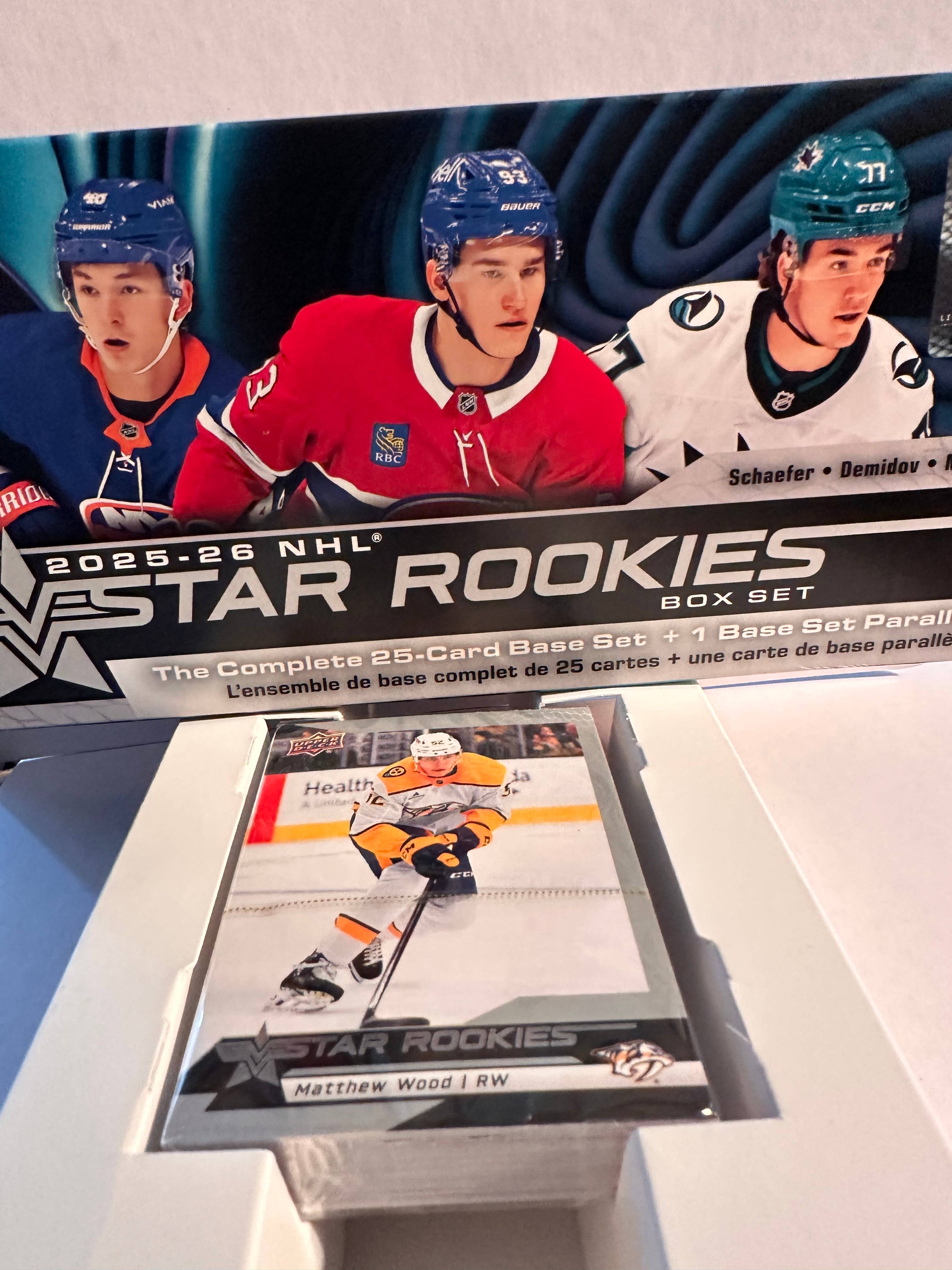 2025-26 Upper Deck NHL Star Rookies Box Set Review