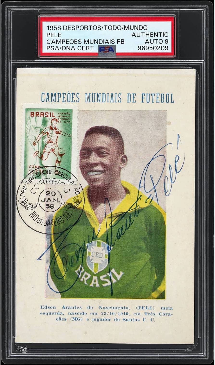 The Greatest World Cup Soccer Card Ever Is Live at Goldin Auctions