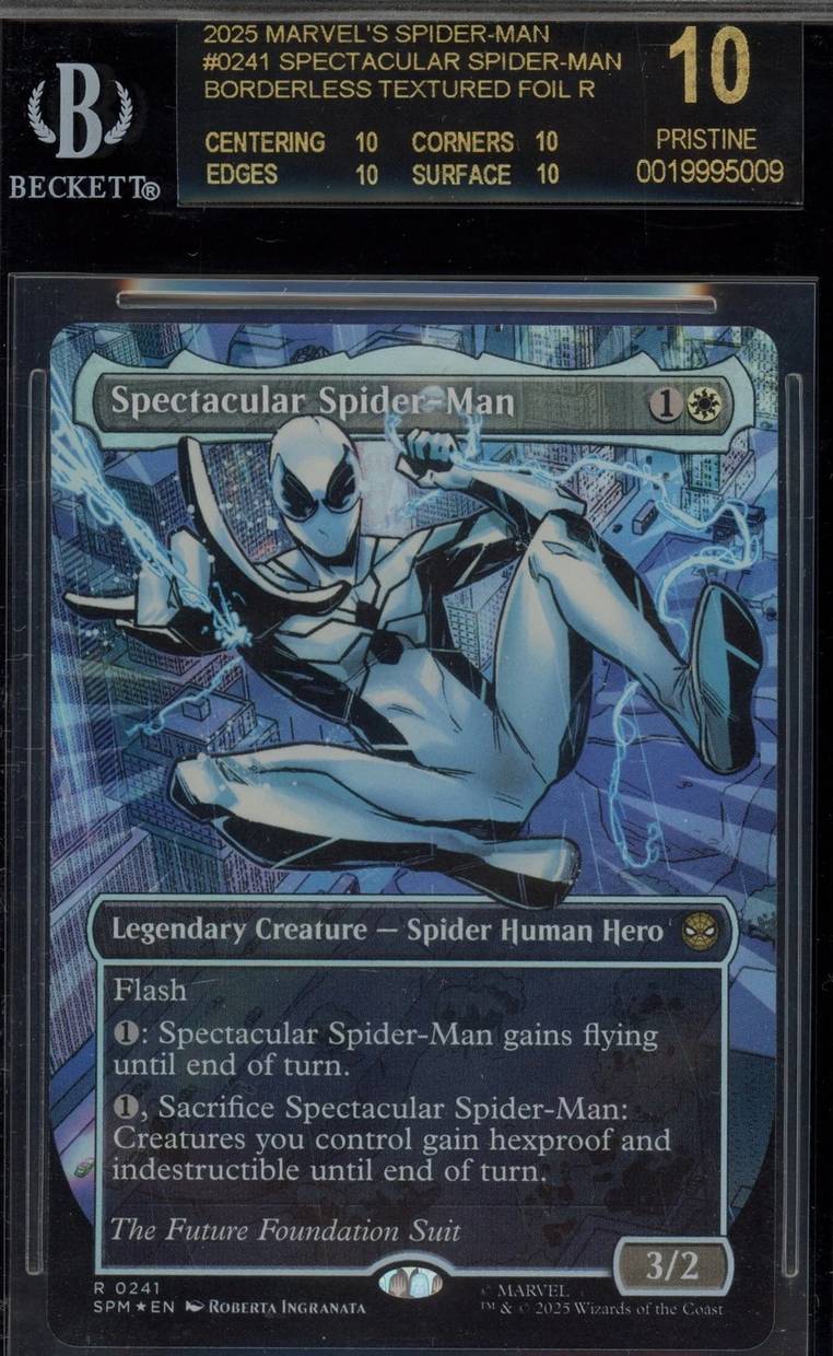 spider man mtg card AMAZING SPIDER-MAN #1 PRIZE VAR (11/01/2025) Draw cards equal to the number of stun counters removed this way. spiderman mtg card list Everything