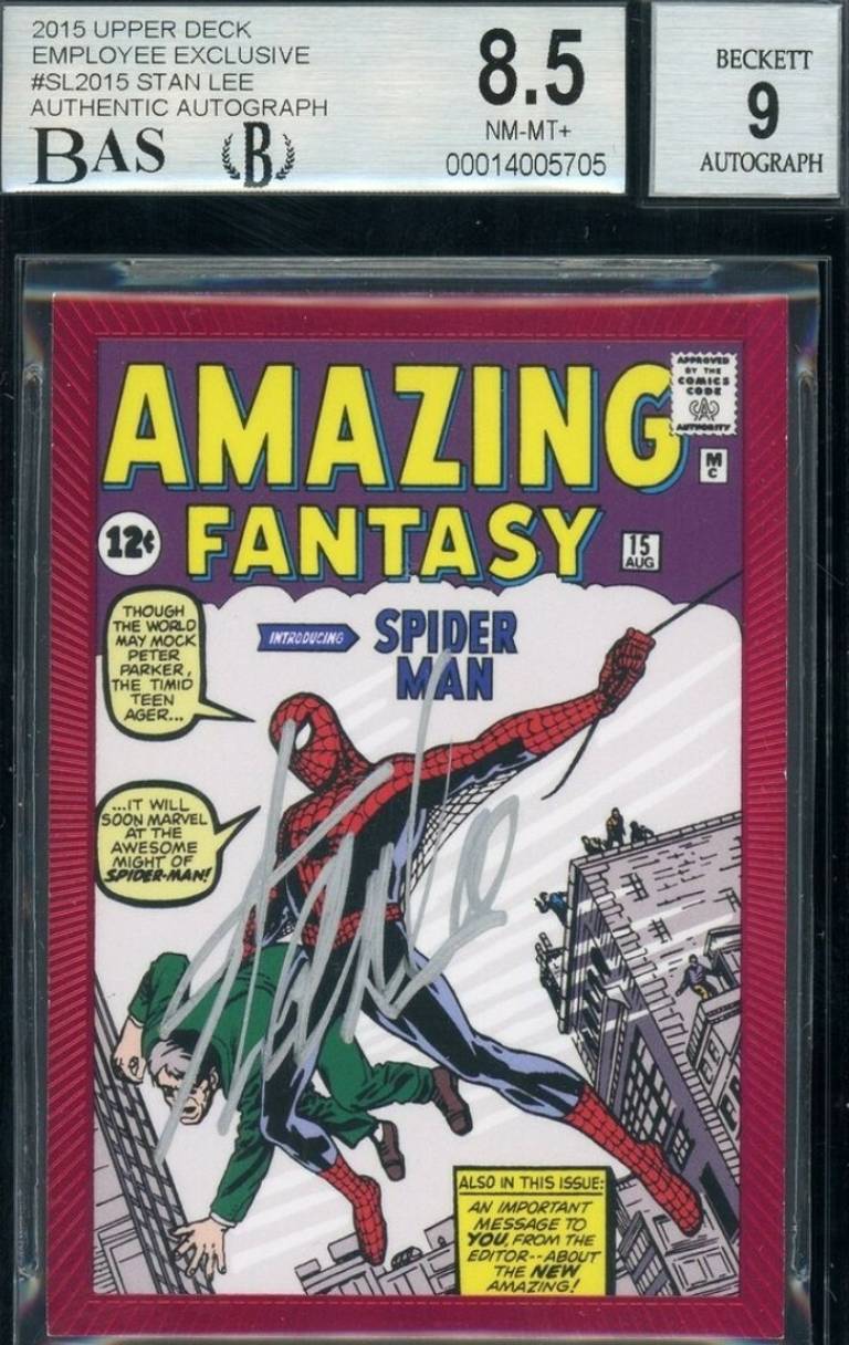 stan lee mtg card 1990 Marvel Universe Hologram SET PSA – Comic Book Quest If they drop future Marvel