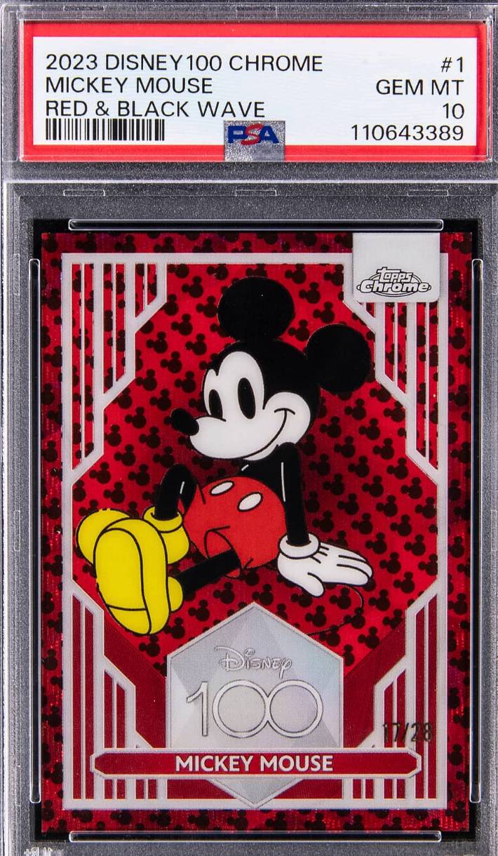 The Top 7 Most Valuable 2023 Topps Chrome Disney 100 Cards