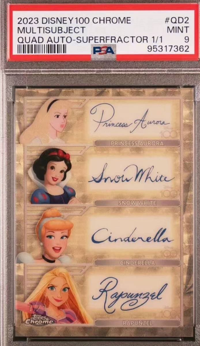 The Top 7 Most Valuable 2023 Topps Chrome Disney 100 Cards