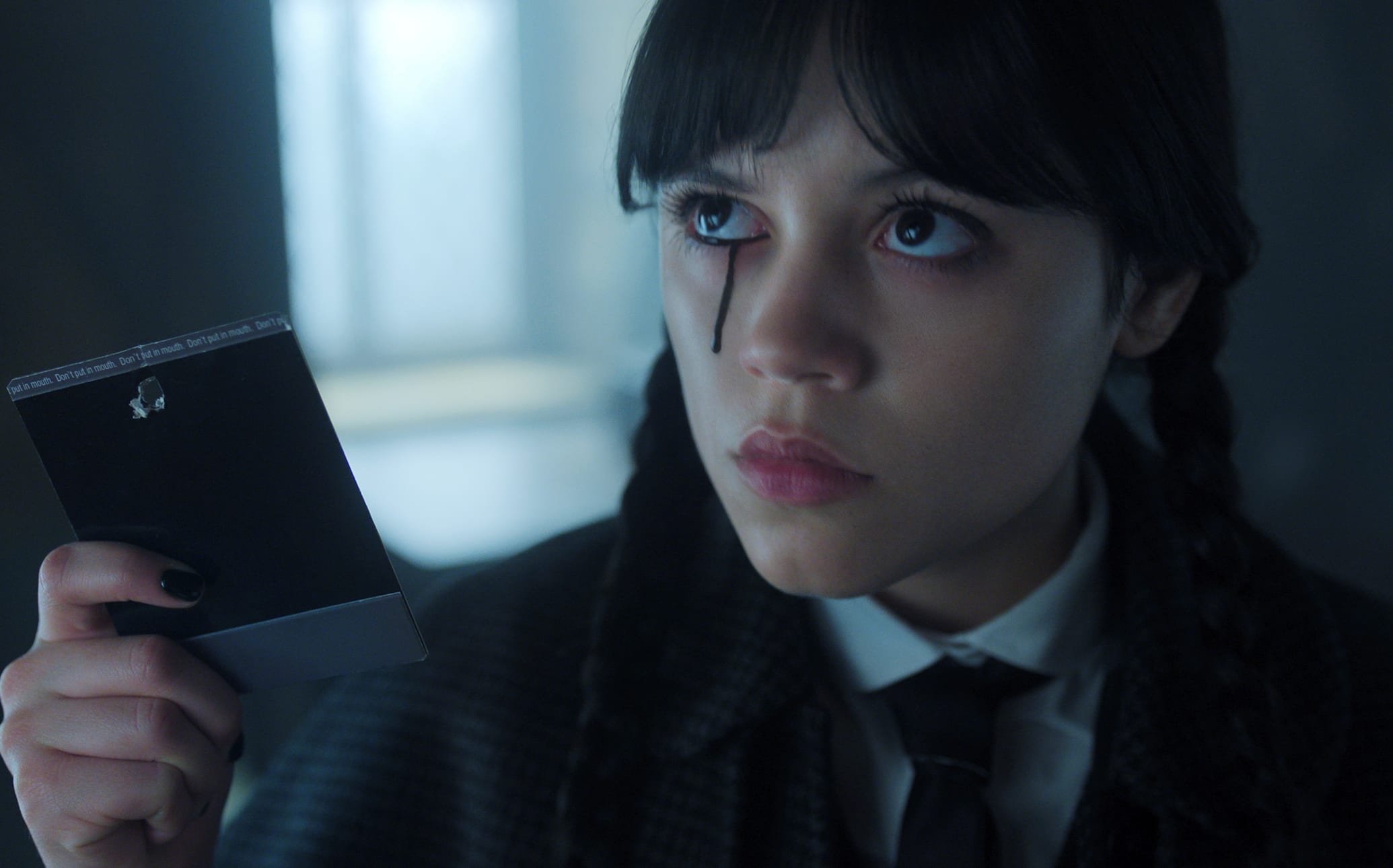 Jenna Ortega as Wednesday Addams in Episode 201 of Wednesday.