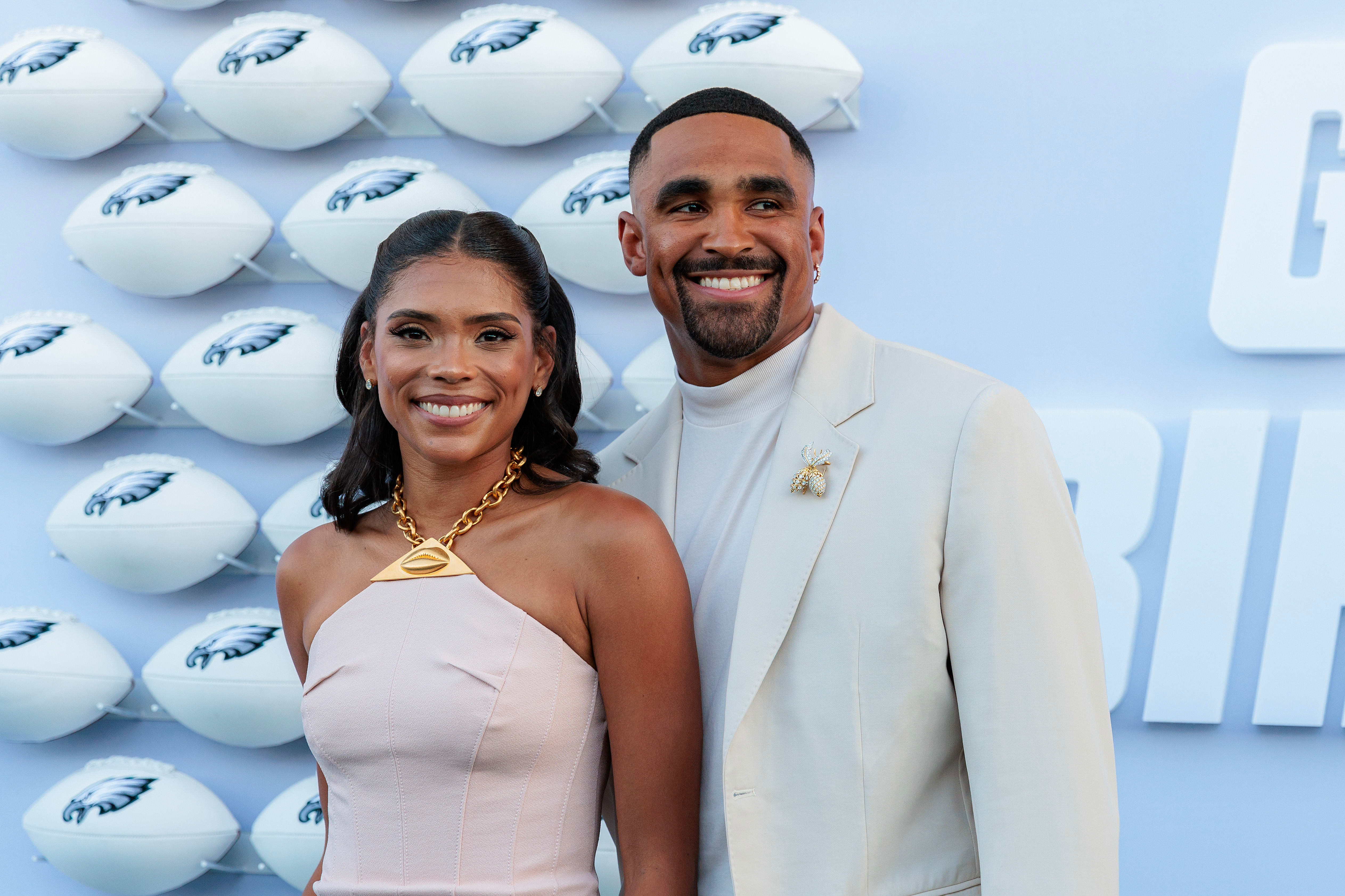 Bry Burrows and Jalen Hurts