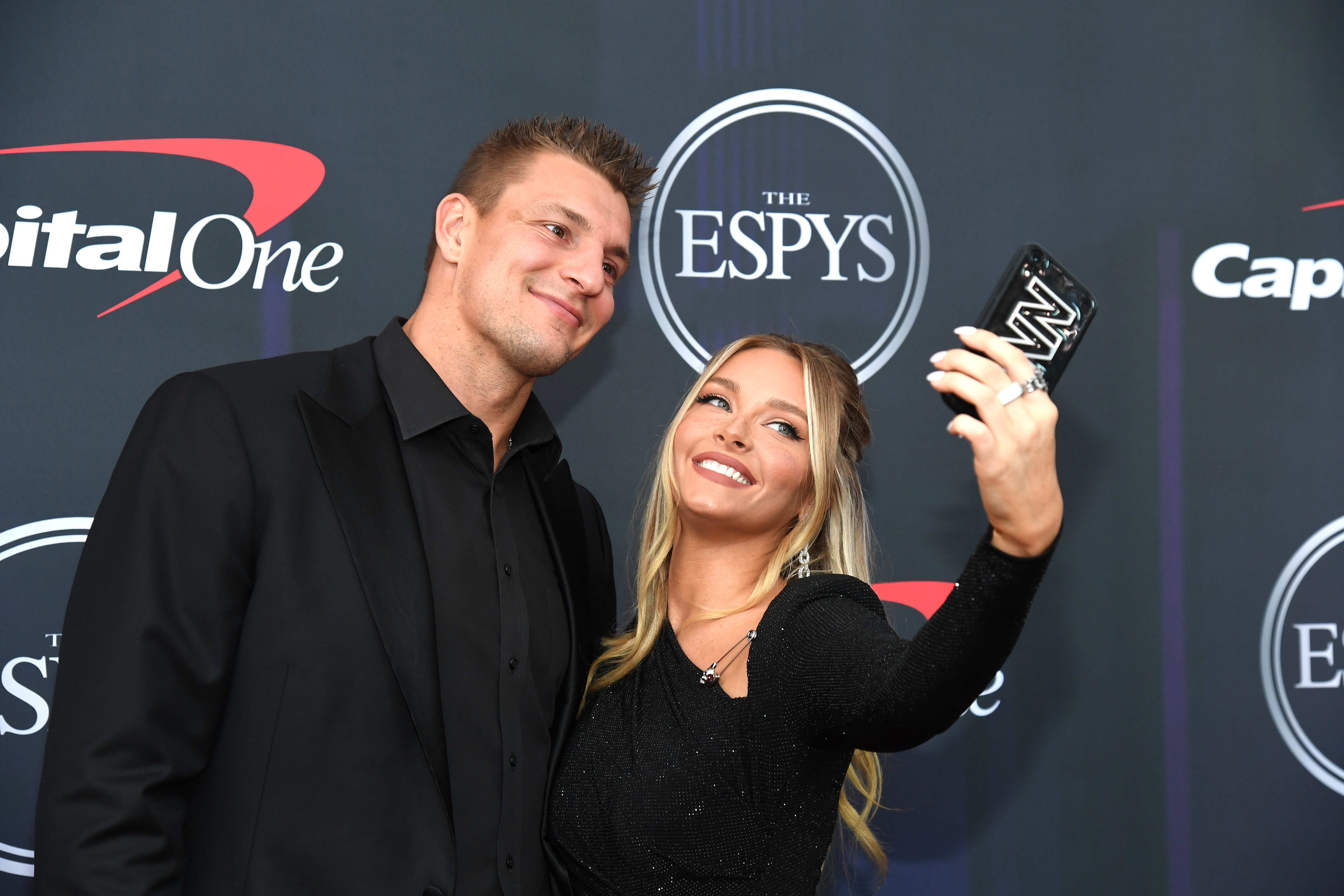 Rob Gronkowski and Camille Kostek