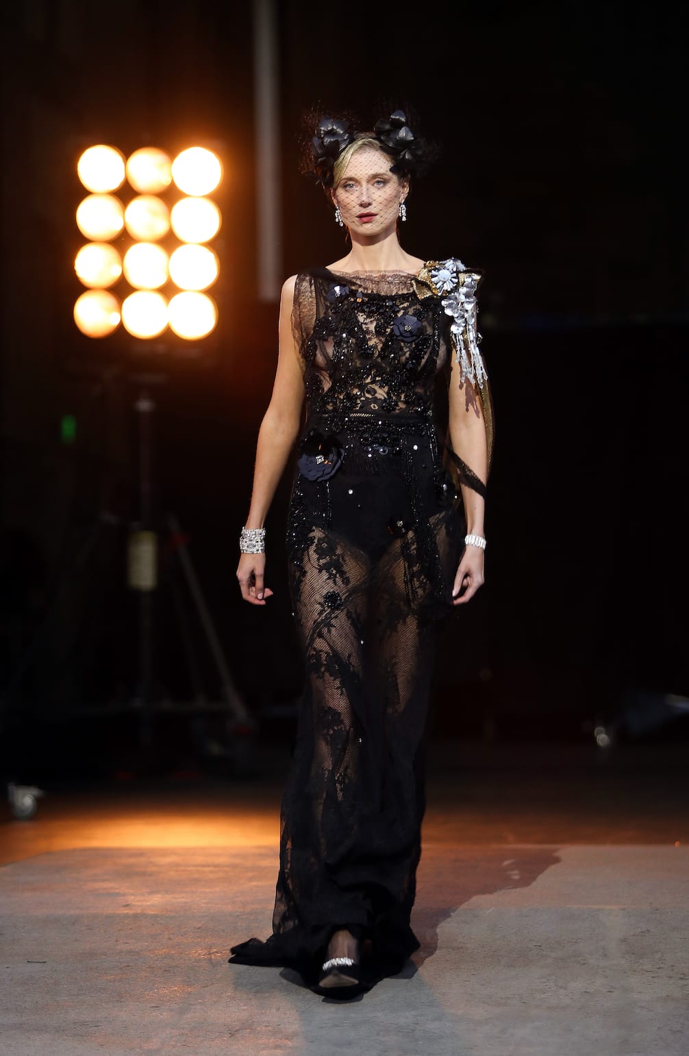 Elizabeth Debicki walks the runway during Vogue World: Hollywood 2025 at Paramount Studios on October 26, 2025.