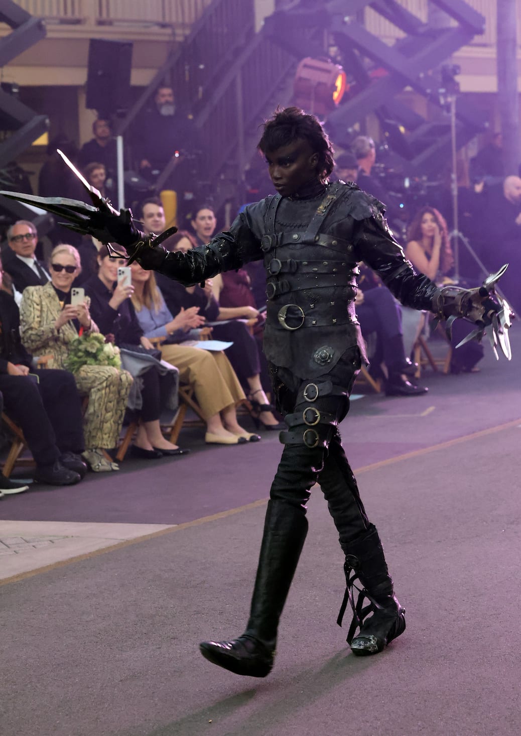Anok Yai walks the runway during Vogue World: Hollywood 2025 at Paramount Studios on October 26, 2025.