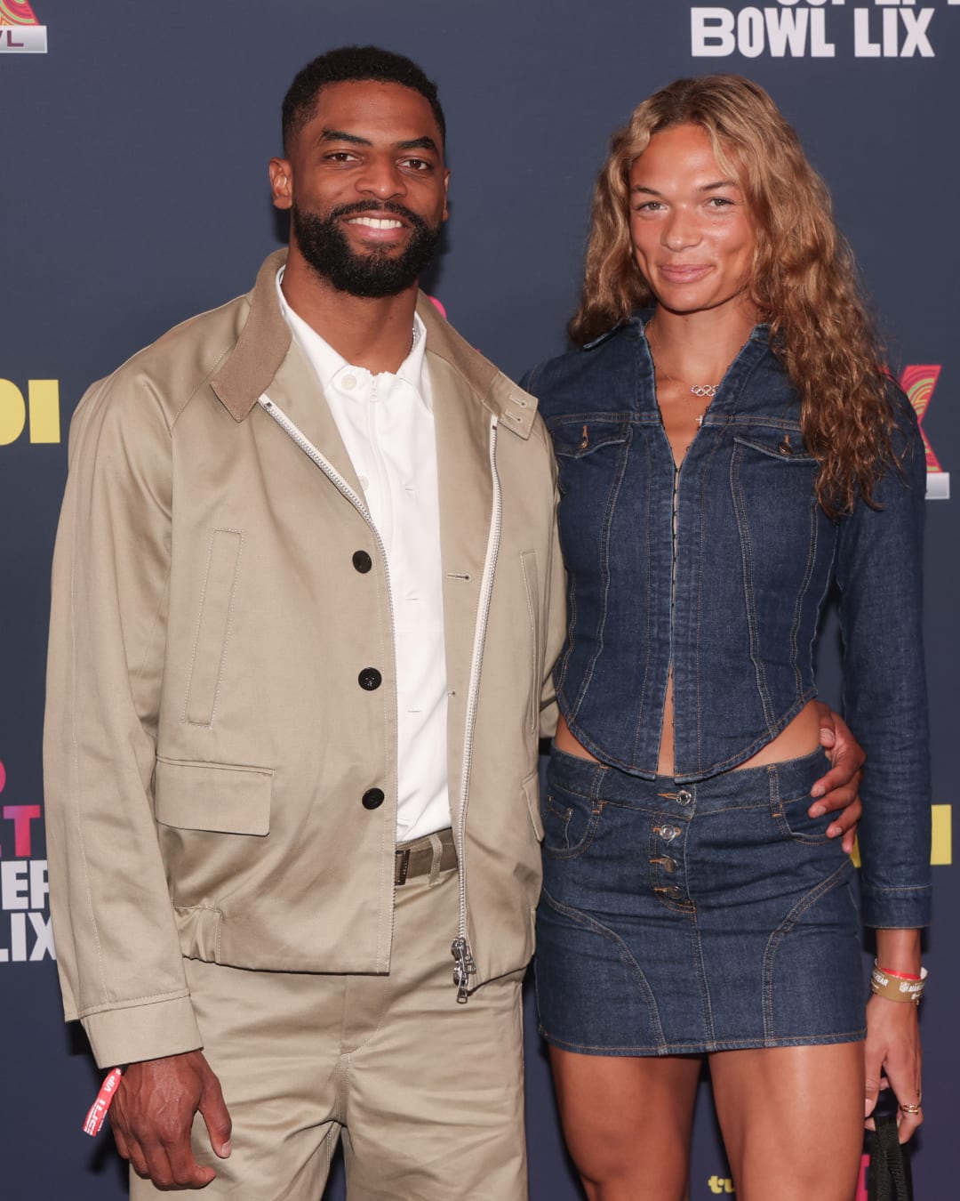 Darius Slayton and Anna Hall