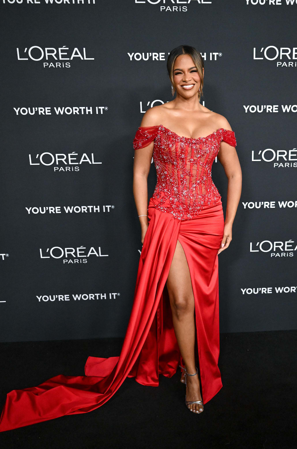 Kamie Crawford at the 20th Anniversary of L'Oréal Paris Women of Worth held at the Academy Museum of Motion Pictures.