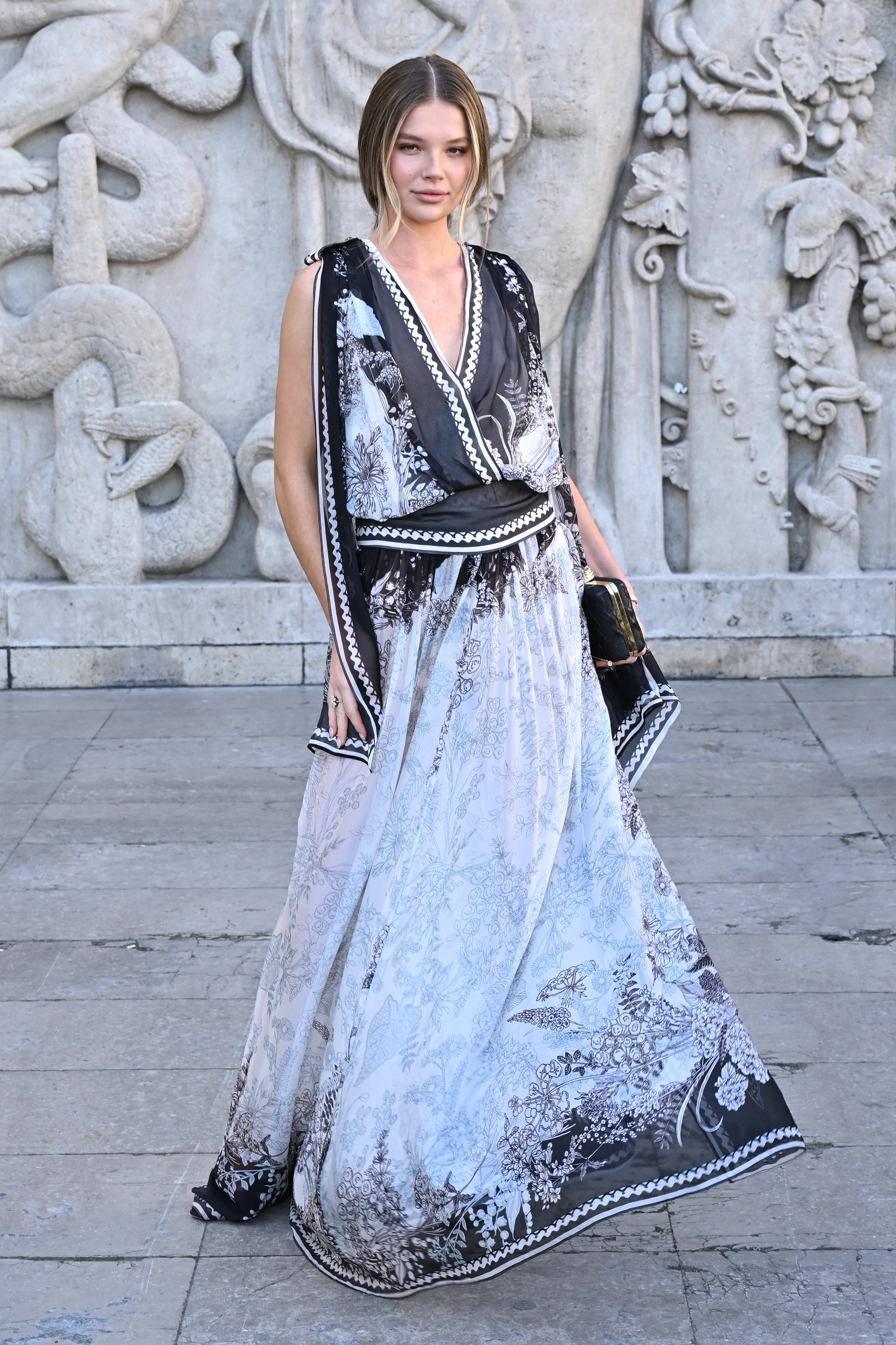 Ellie Thumann attends the Elie Saab Womenswear Fall/Winter 2025-2026 show.