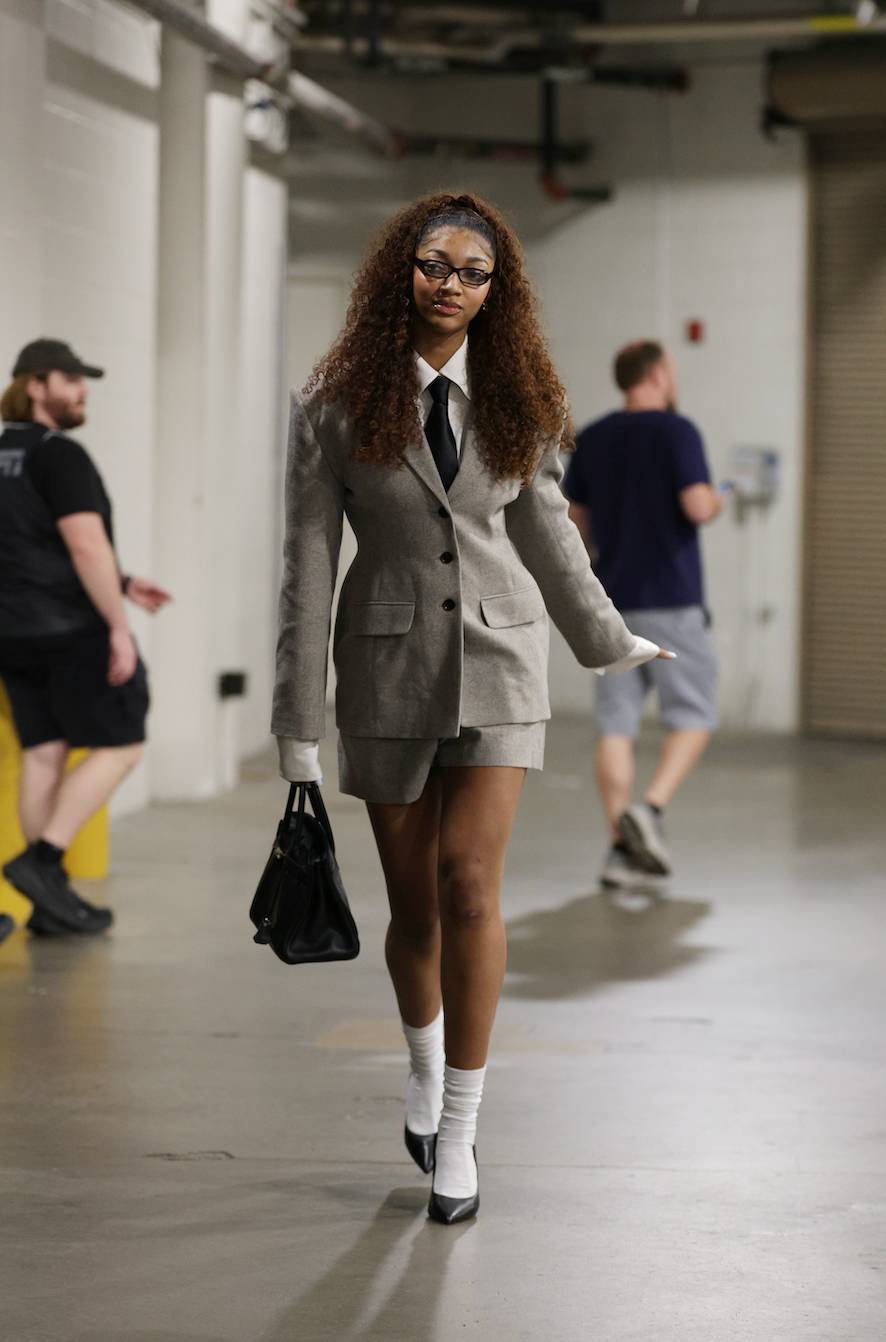 Angel Reese Spent 2025 Redefining Tunnel Fashion and These 5 Looks Prove It