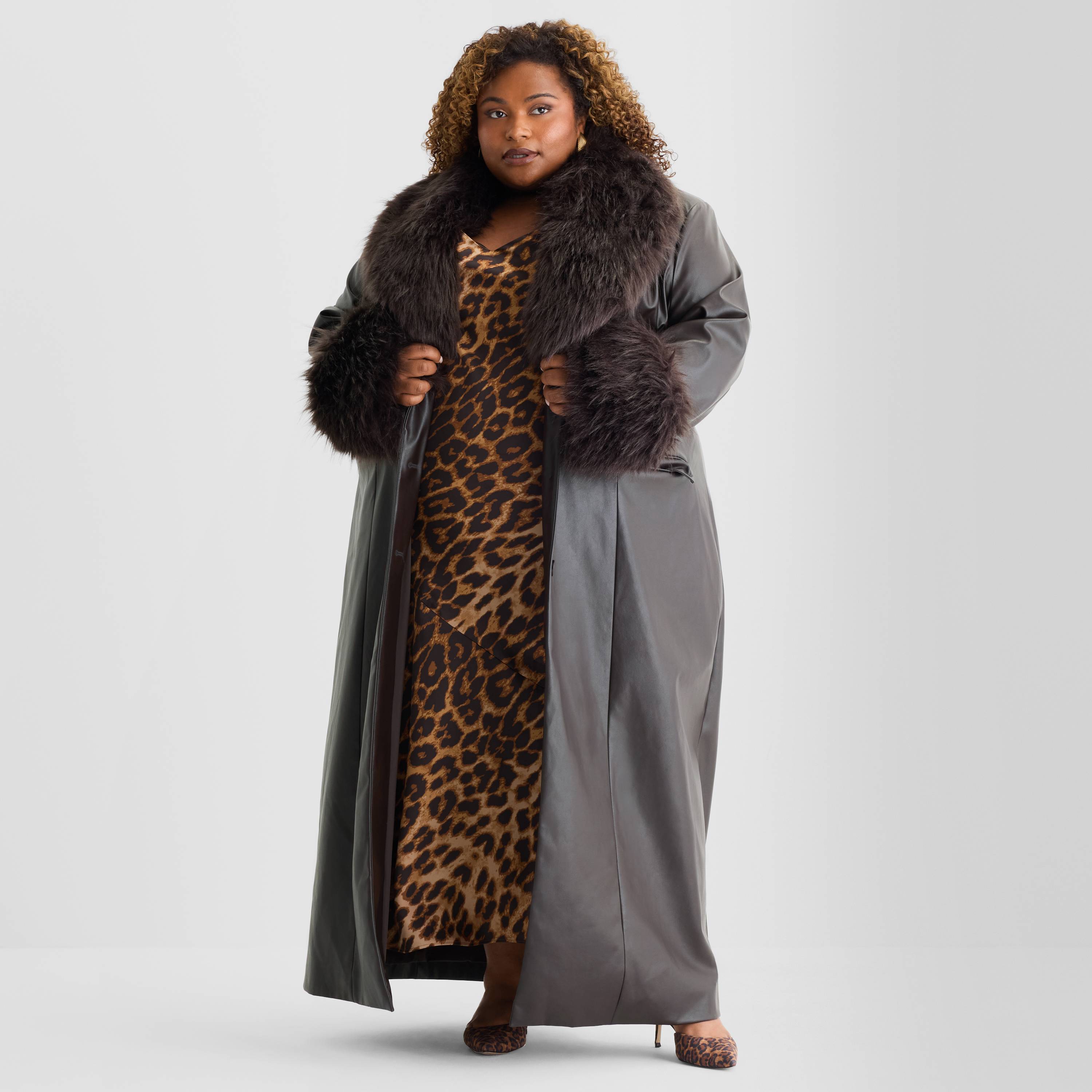 Ashley Graham Is Officially the Queen of Fur Coats This Winter