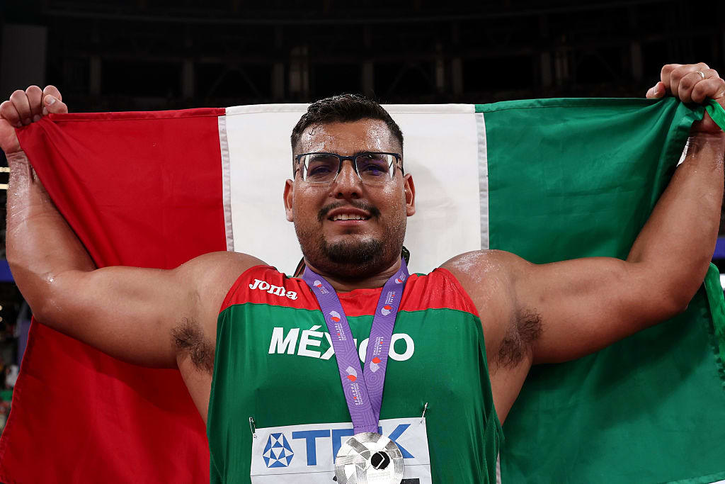 Uziel Muñoz es el primer medallista mundial mexicano en impulso de bala.