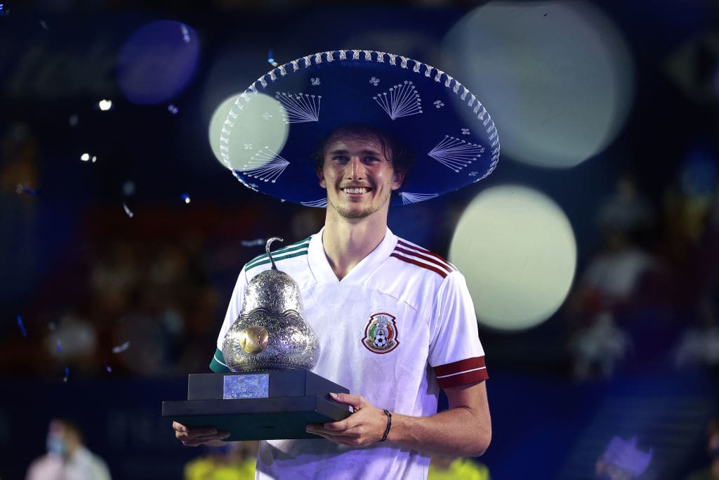 Alexander Zverev fue campeón del Abierto Mexicano de Tenis 2021.