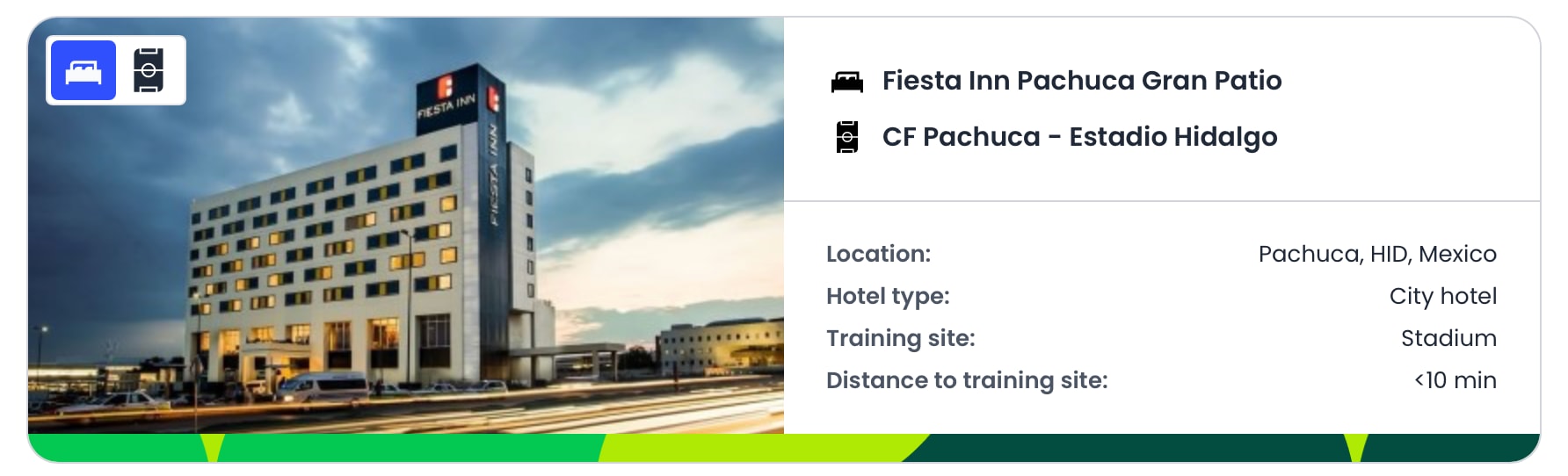 Sede Estadio Pachuca