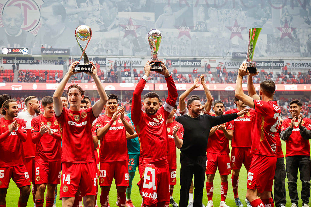 Toluca podría conseguir el bicampeonato este año.