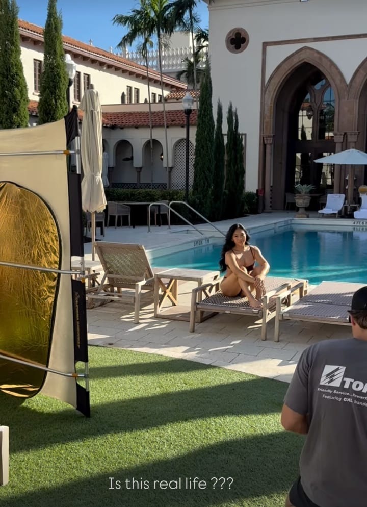 Suni Lee’s SI Swimsuit Photo Shoot in Boca Raton, Fla.