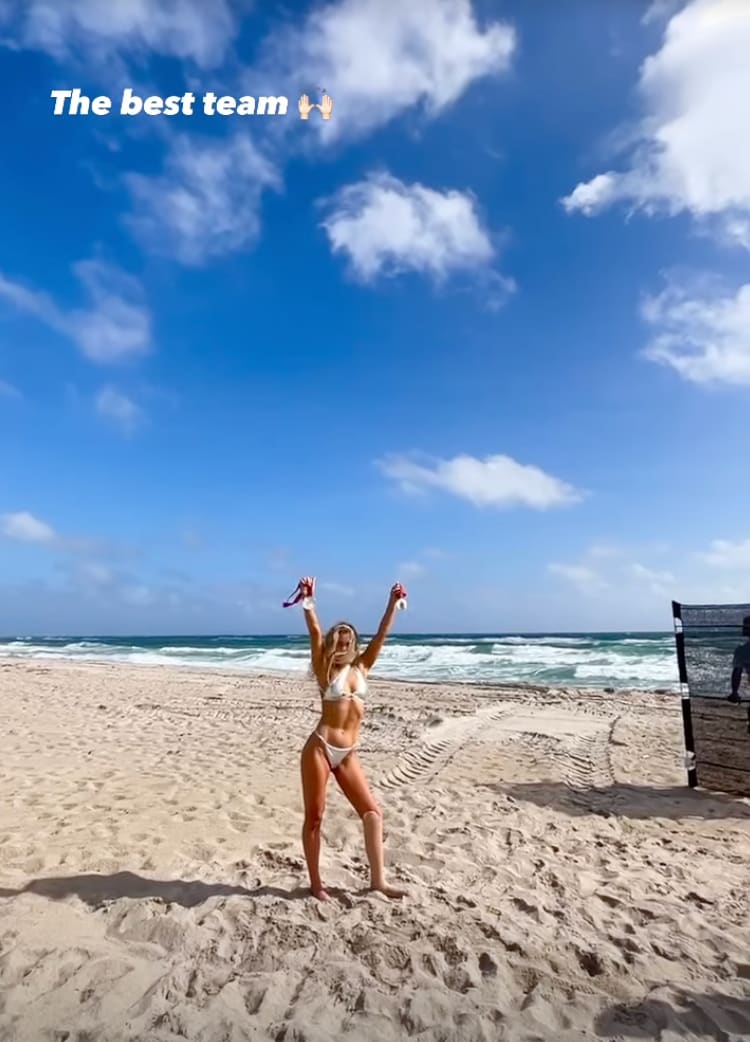 Ali Truwit on her SI Swimsuit debut photo shoot in Boca Raton, Fla. 