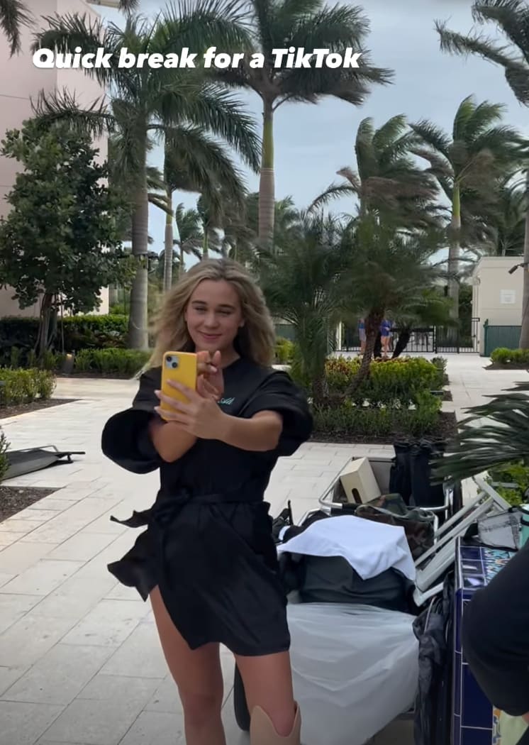 Ali Truwit on her SI Swimsuit debut photo shoot in Boca Raton, Fla.