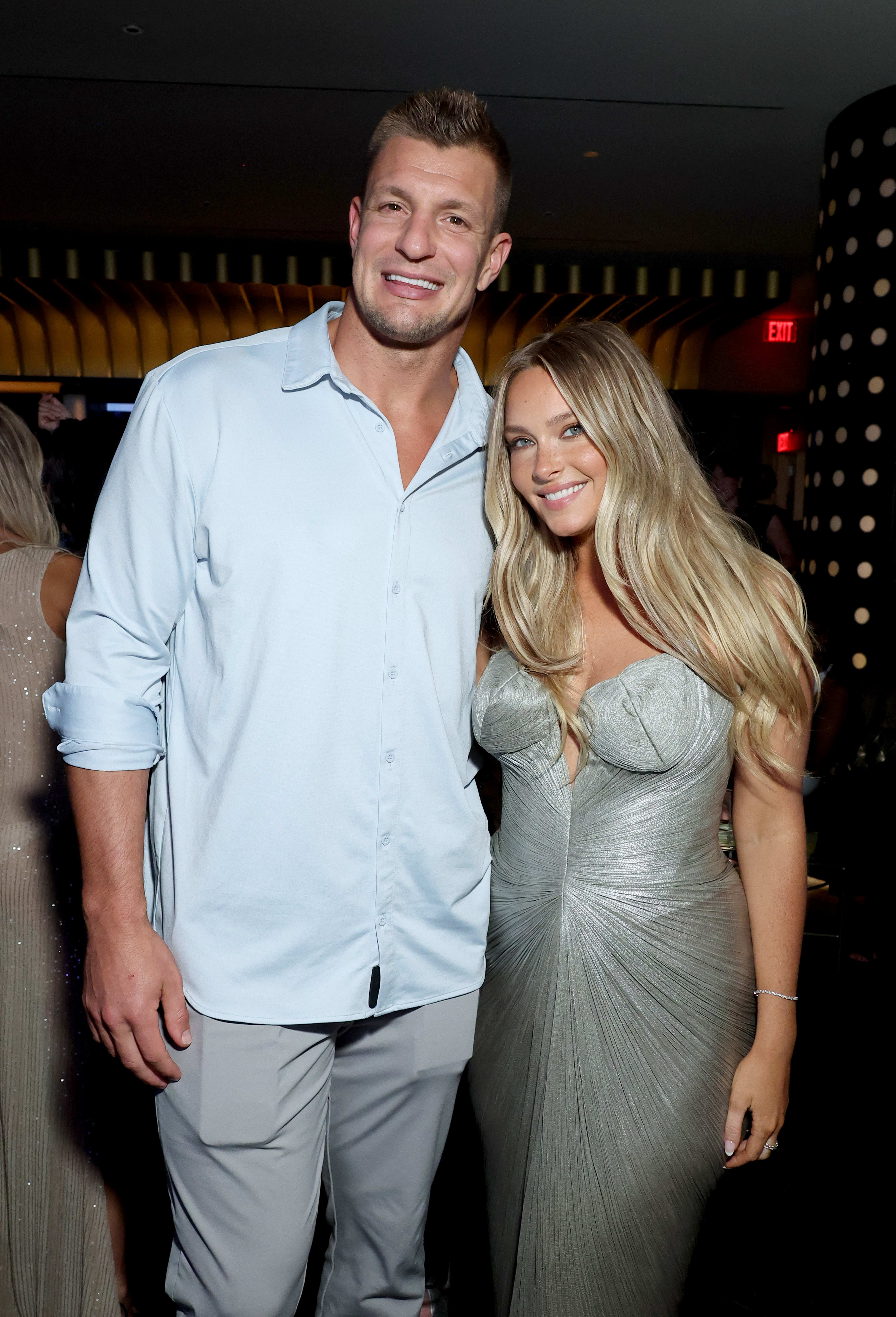 Rob Gronkowski and Camille Kostek