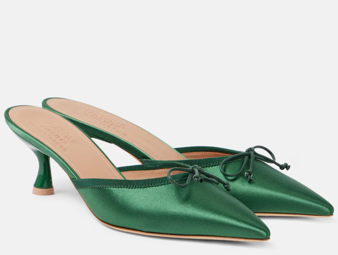 Rose 45 Satin Mules
