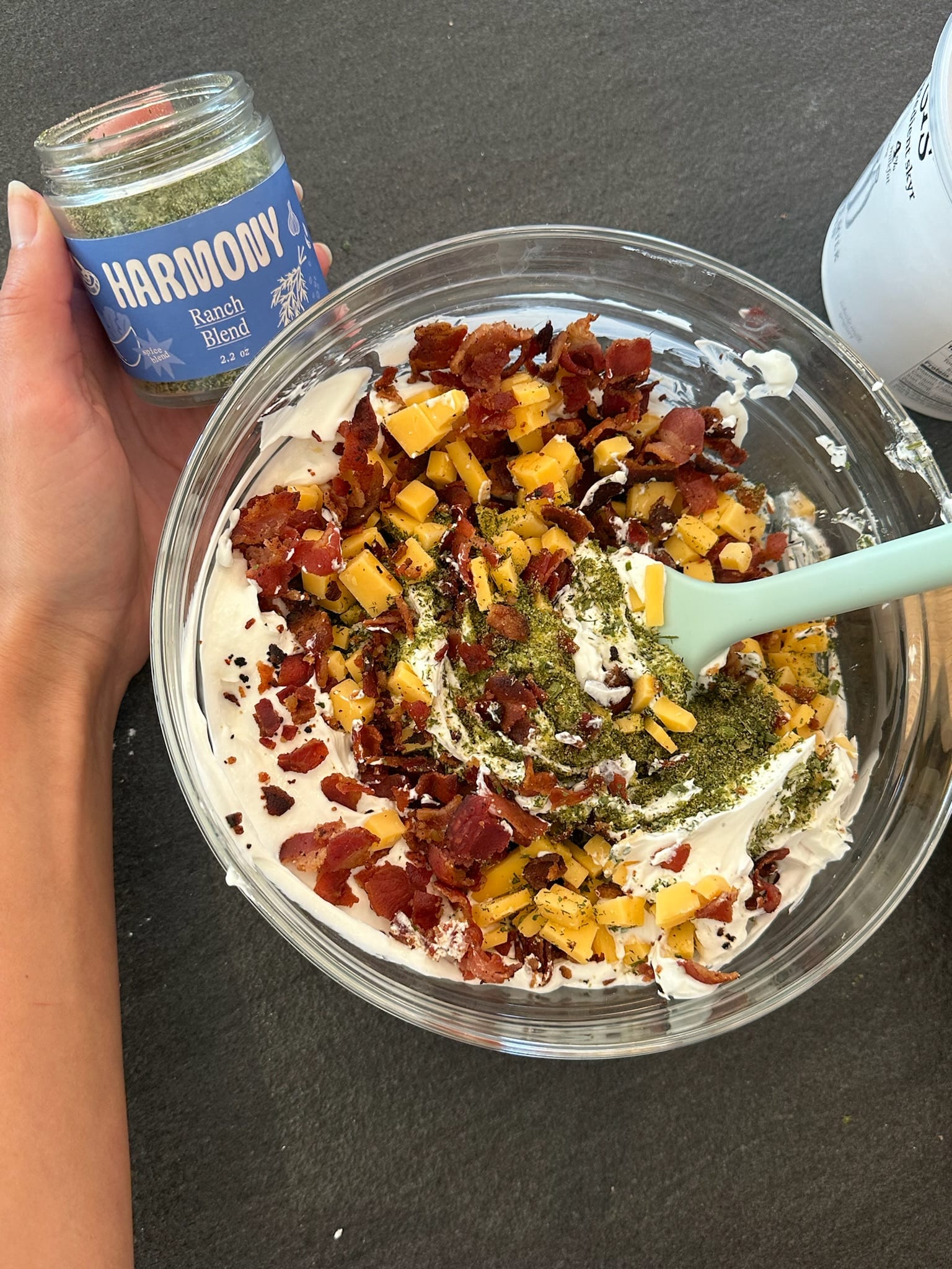 Healthy Cheddar Ranch Dip