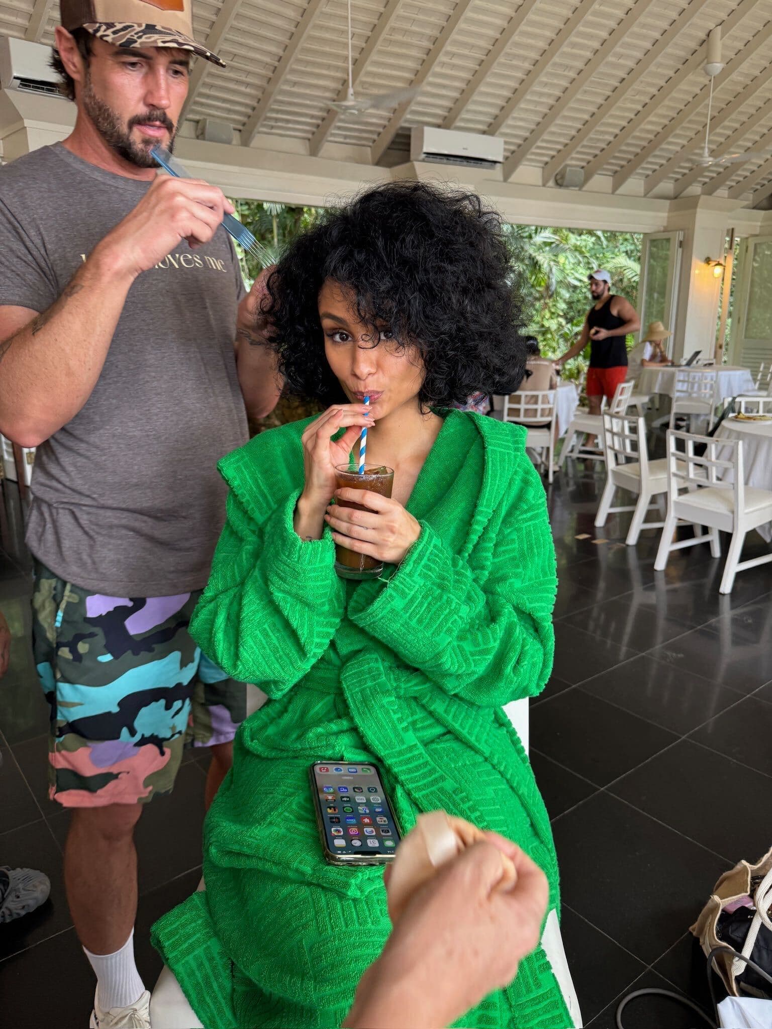 Nazanin Mandi in Jamaica