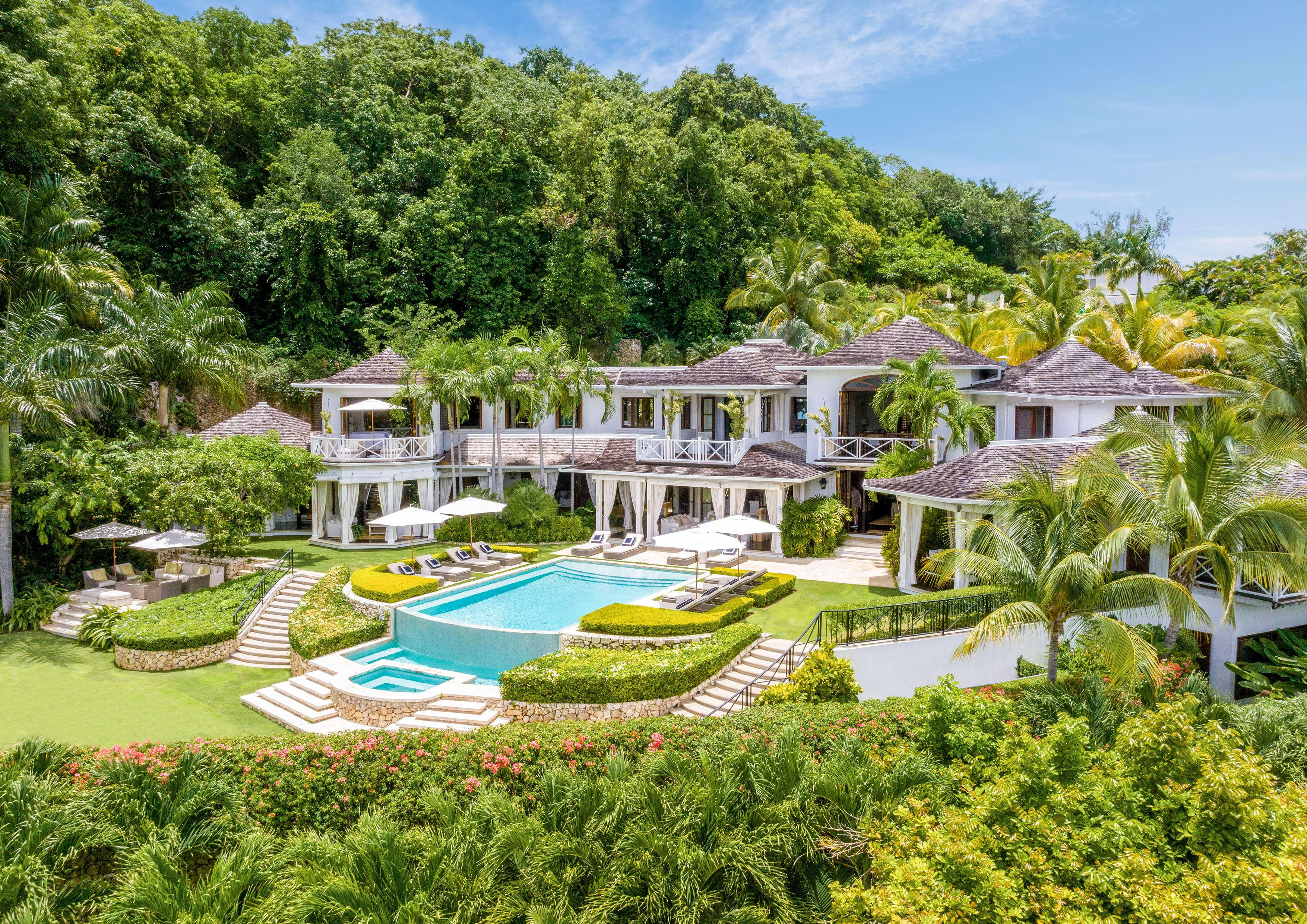A villa at The Round Hill Hotel and Villas