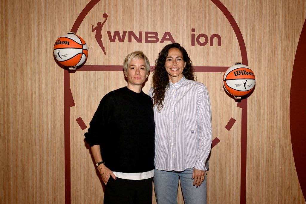 Megan Rapinoe and Sue Bird