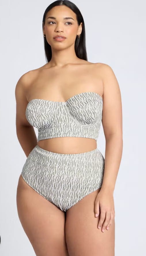 Eloquii Bustier Bikini Top