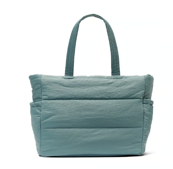 VS Pink Quilted Puffer Tote