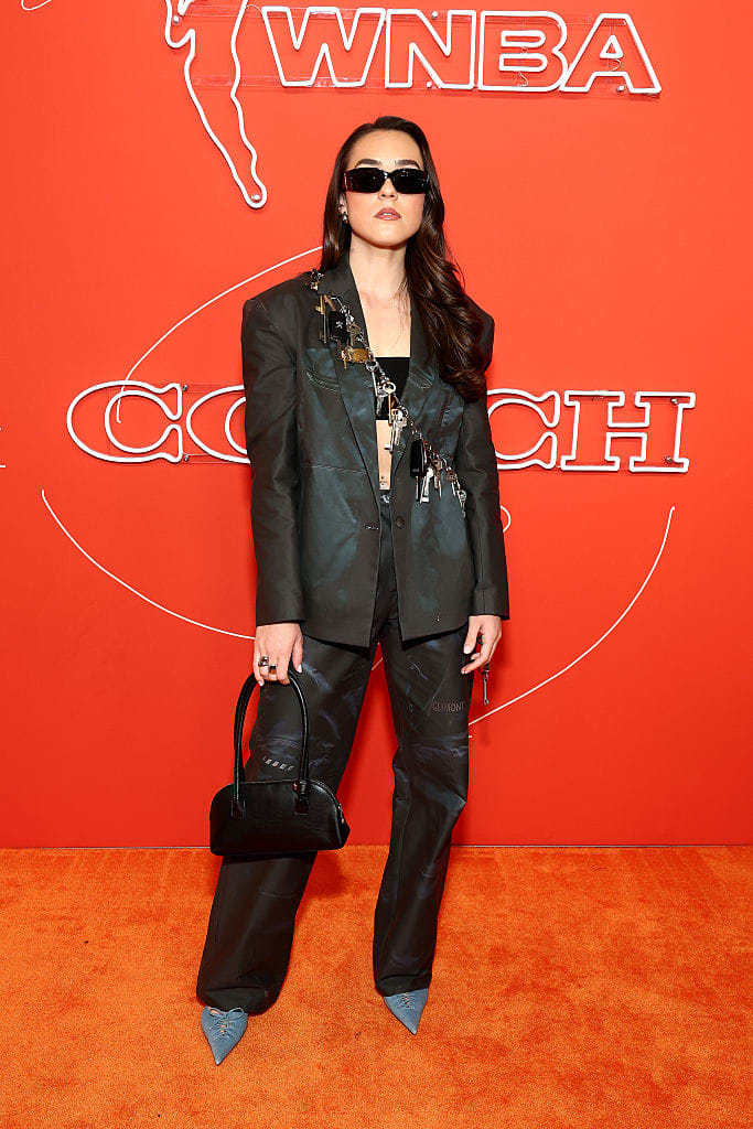 Nika Muhl at the WNBA Draft 2025