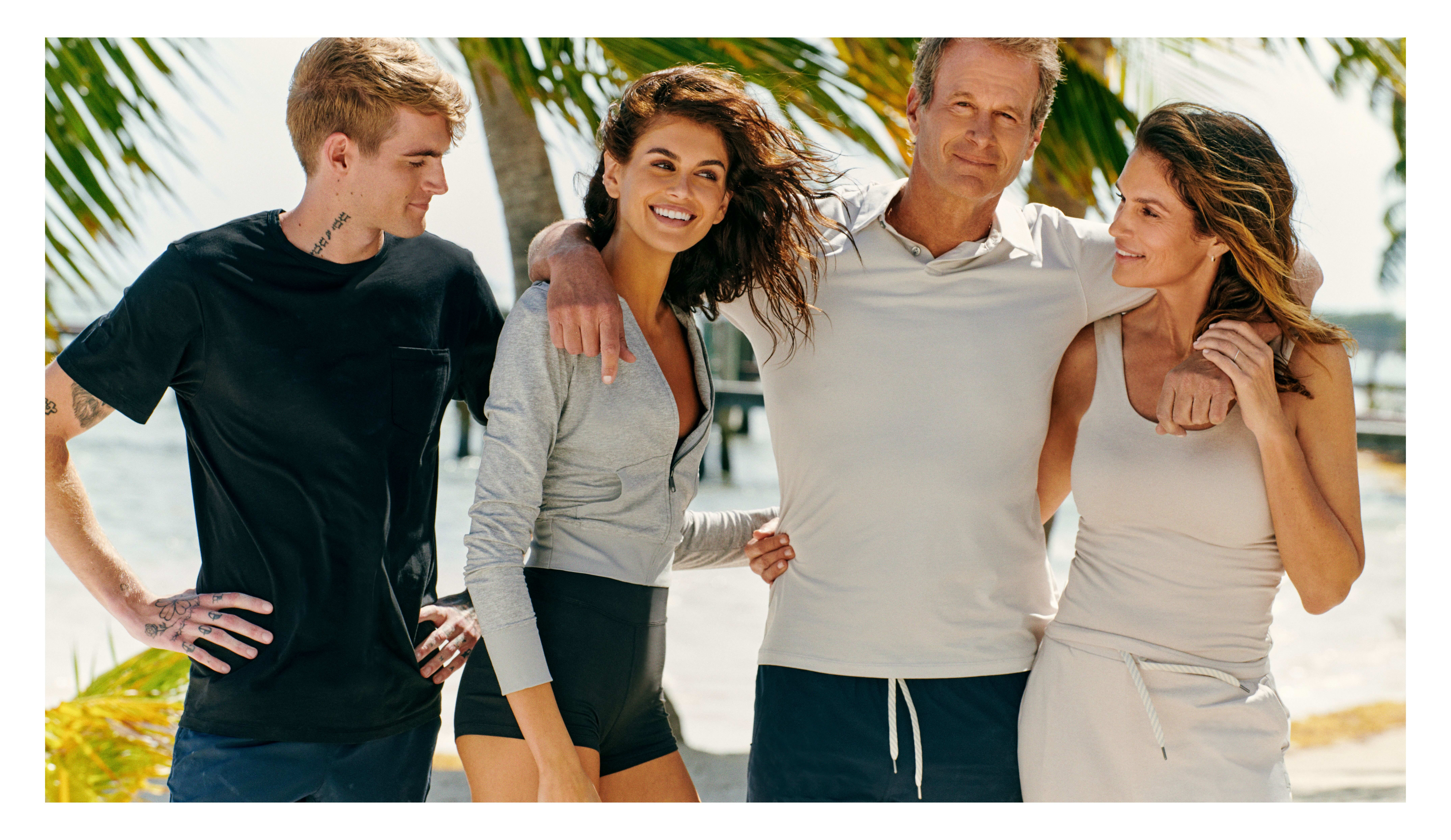 Presley Gerber, Kaia Gerber, Rande Gerber and Cindy Crawford