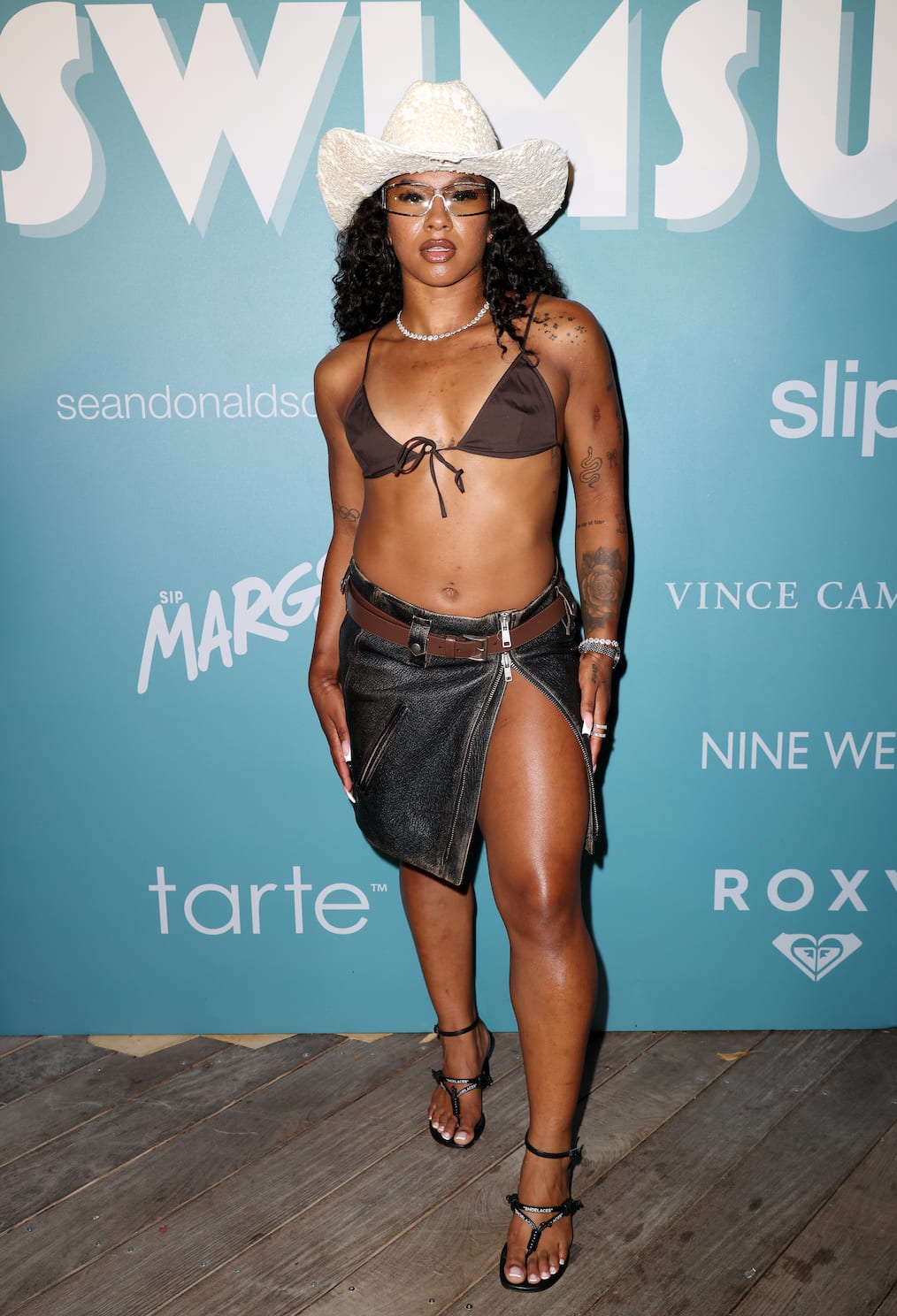 Jordan Chiles attends Sports Illustrated Swimsuit Runway Show
