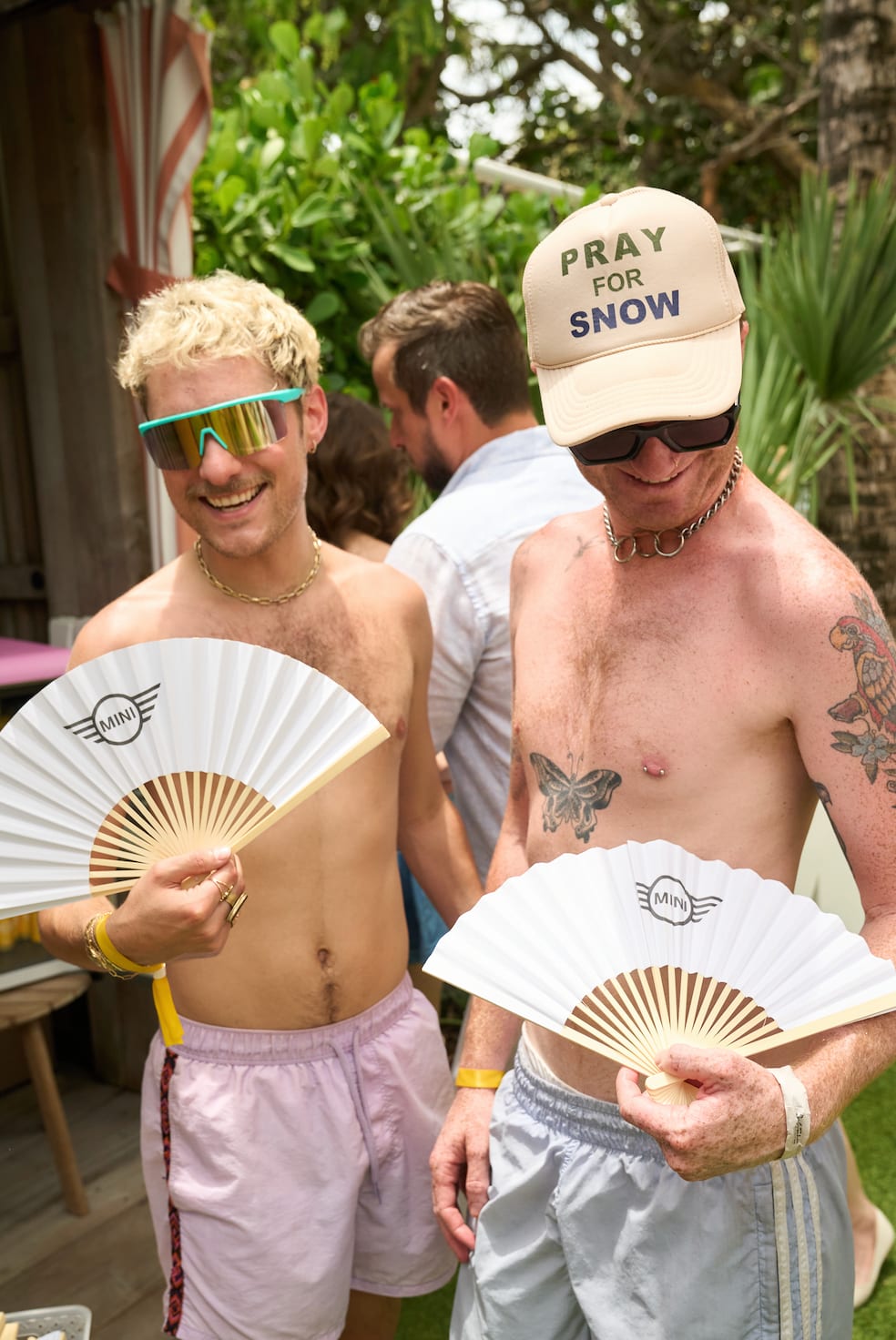 Guests enjoy the Apres Swimsuit Pool Party