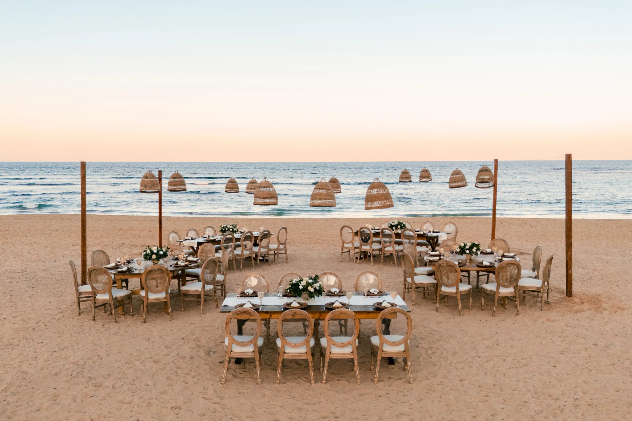 Beachfront wedding
