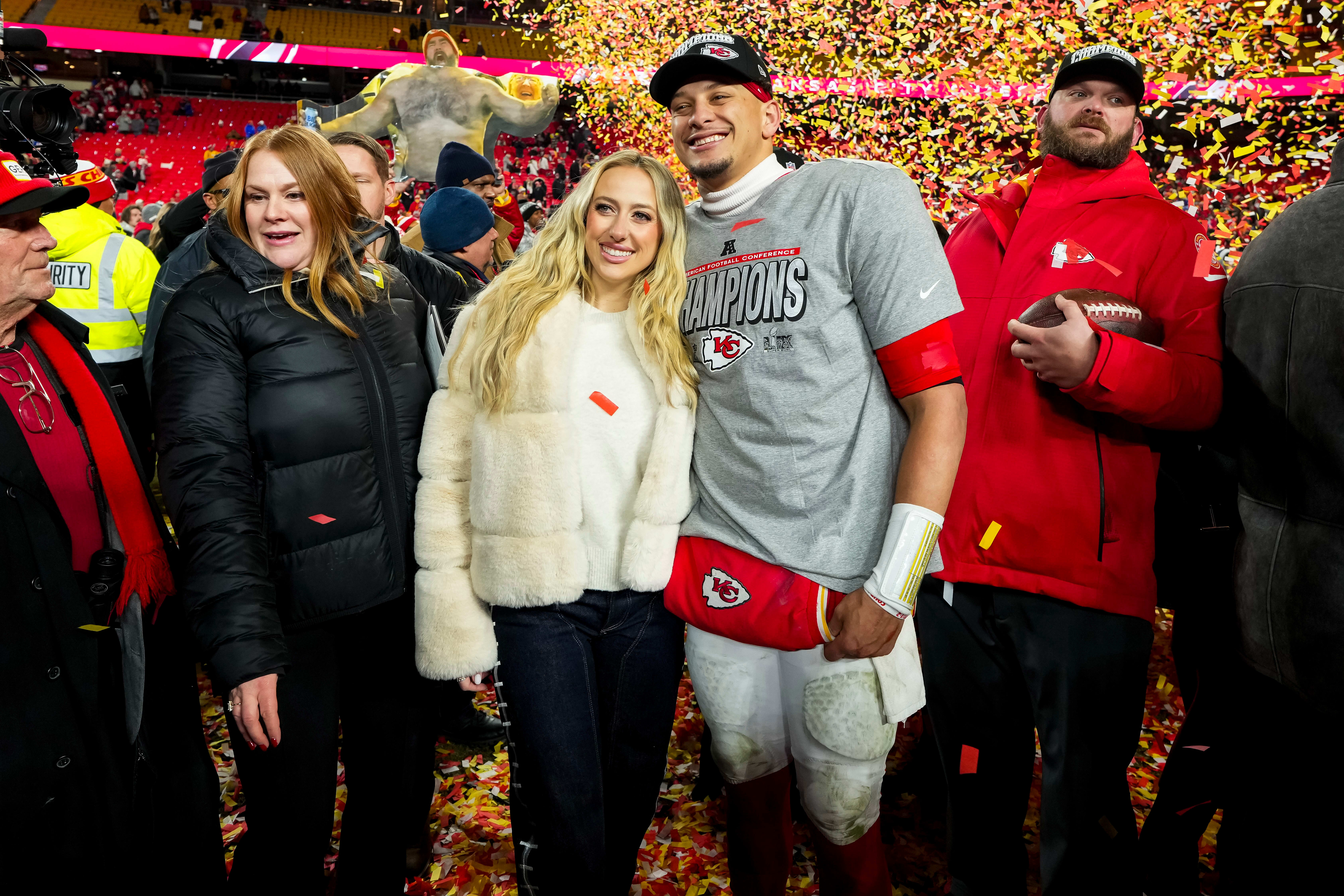 Brittany and Patrick Mahomes