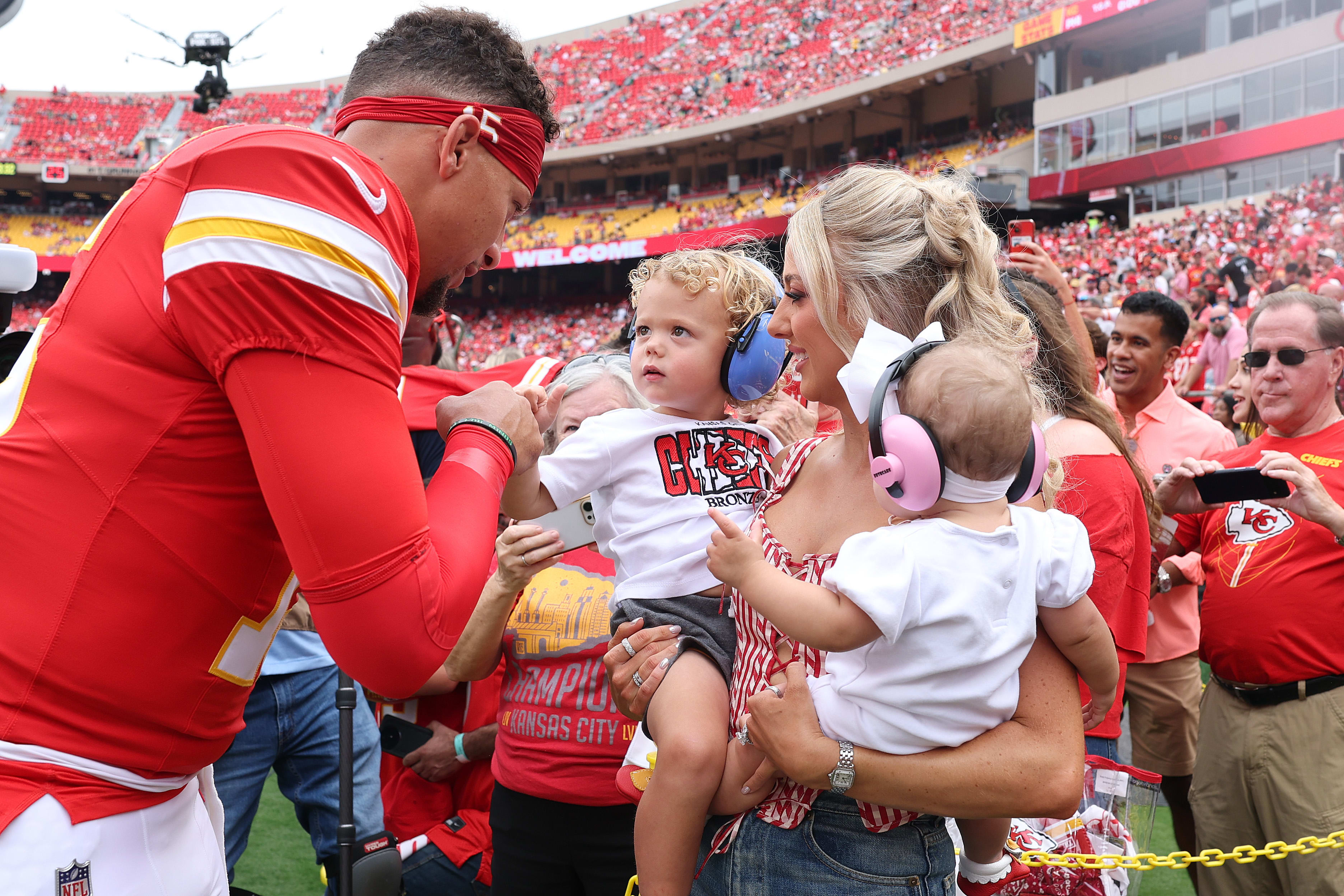 The Mahomes family