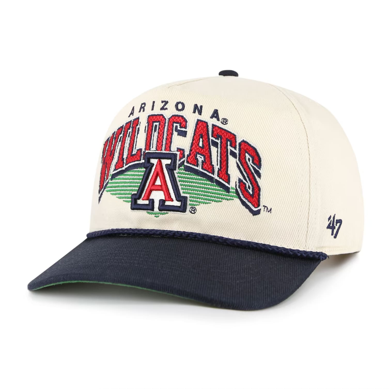 Arizona Wildcats '47 Pomona Two-Tone Rope Hitch Adjustable Hat - Natural