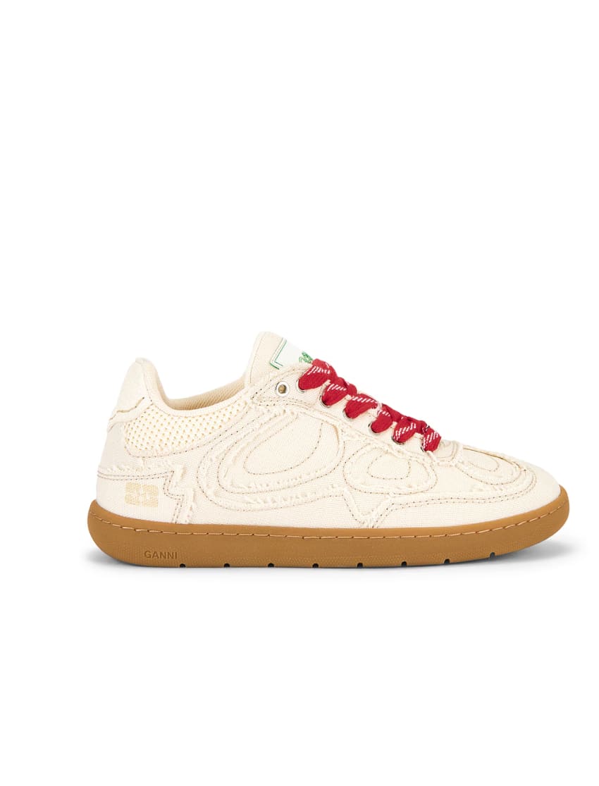 Ganni Canvas Undone Edge Sneaker