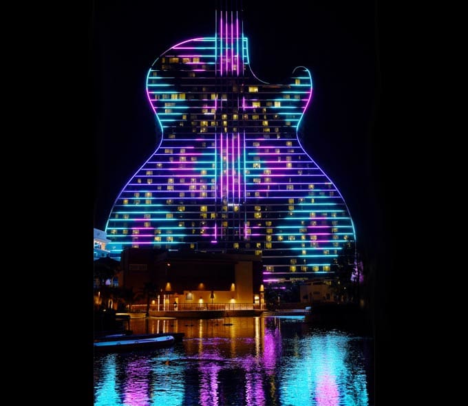 Guitar Hotel Light Show